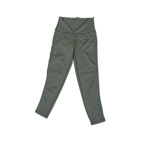 Aerie Chill Play Move High-Waisted Green Pocket Leggings